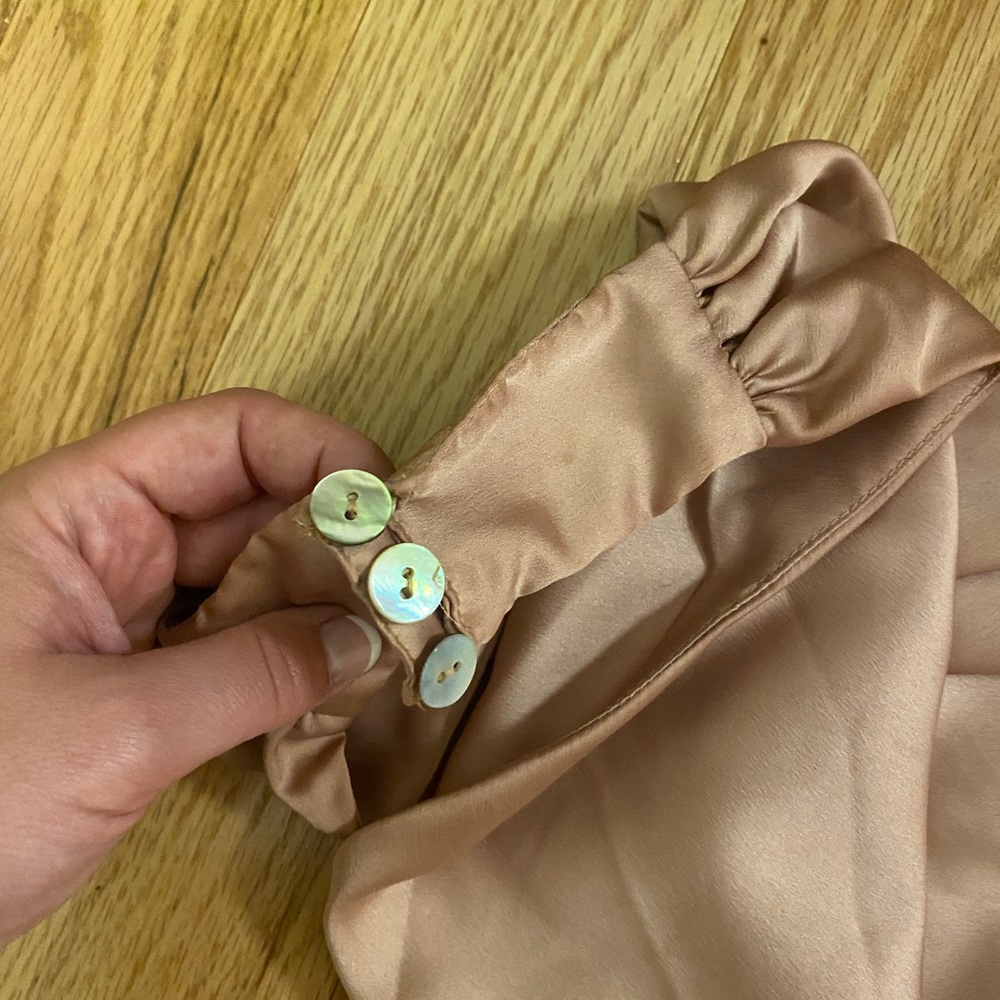 Show Me Your MUMU Luxe Rose Gold Jasmine Halter Maxi Dress - Picture 5 of 7